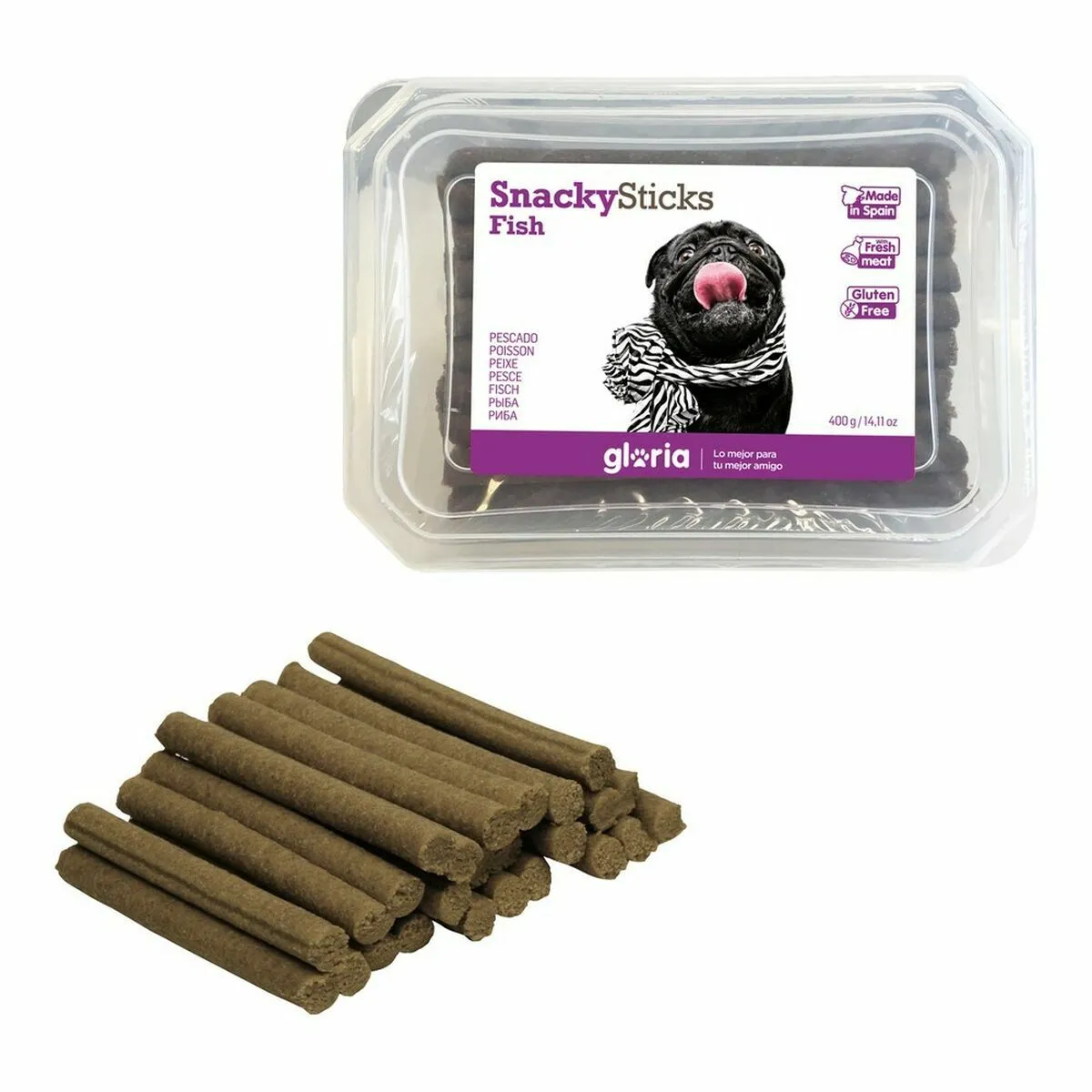 Gloria Snackys Sticks Poisson Bars - 800 g