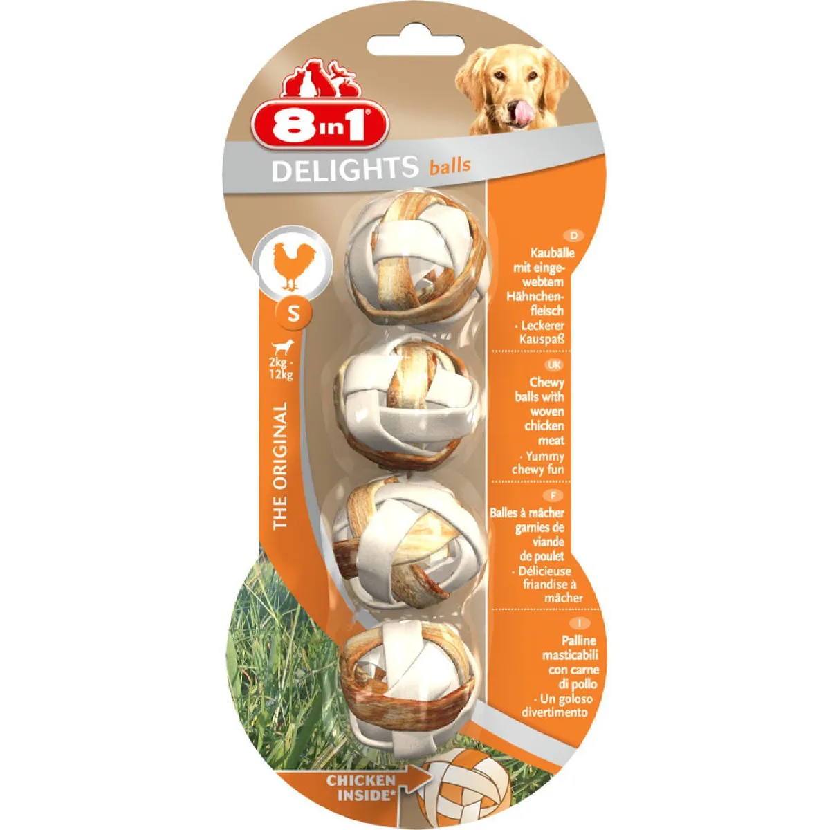8IN1 Boules à Mâcher Delights S 8IN1 Boules à Mâcher Delights S