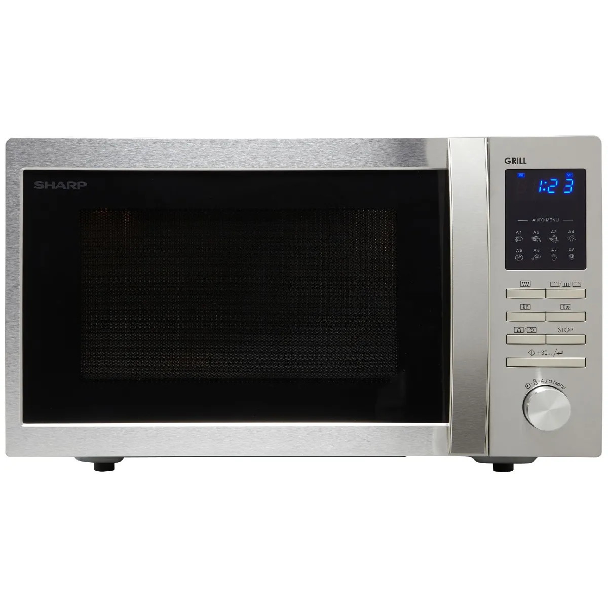 Sharp Inox R-722Stwe - Four Micro-Ondes Grill - 25 Litres - 900 Watt - Acier Ydable - Image 2