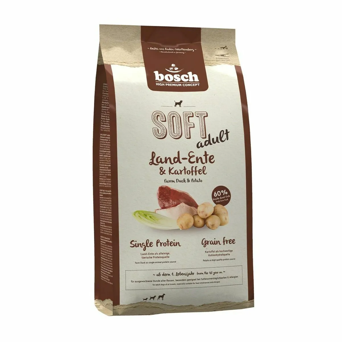 Bosch Friandise pour chien SOFT Adult Land-Ente & Kartoffel - 2,5 kg Bosch Friandise pour chien SOFT Adult Land-Ente & Kartoffel - 2,5 kg
