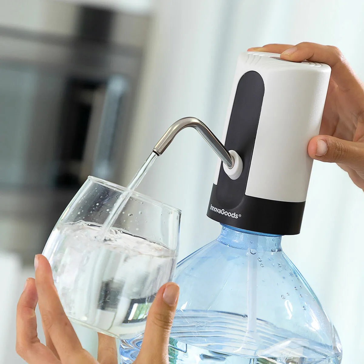 Distributeur D'eau Automatique électrique - Blanc, 16 Lbs, éclairage LED, 1200W
