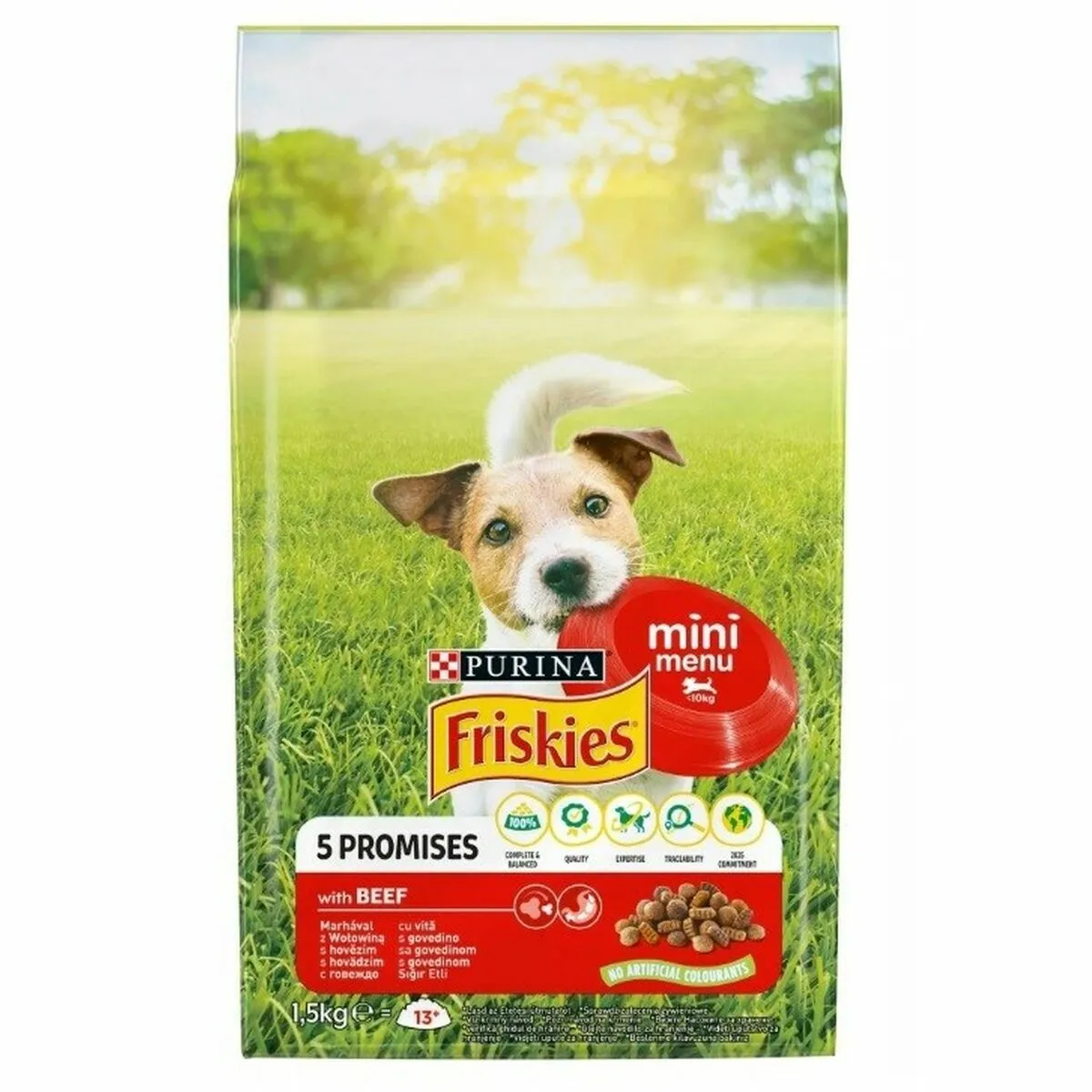Comparer les prix de Purina Friskies Mini Menu Veau 1.5kg
