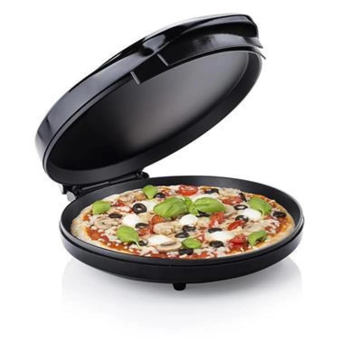 TRISTAR Four &Agrave; Pizza Noir 1450 W Avec Thermostat R&eacute;glable