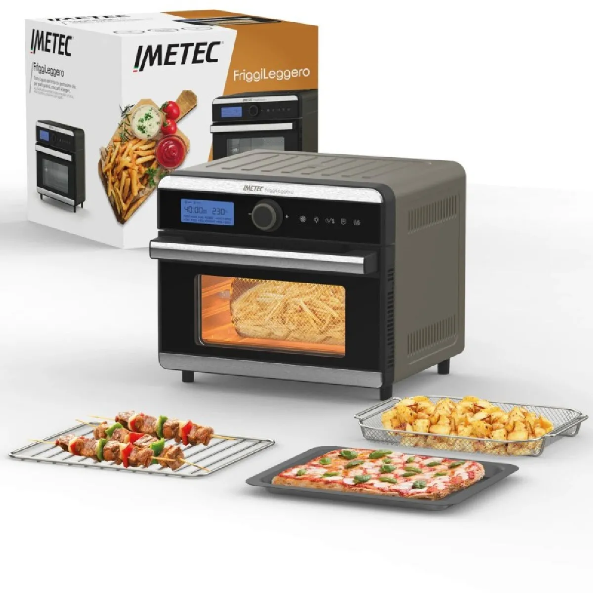 Friteuse sans Huile FRIGGI LEGGERO Noir Gris 1550 W 