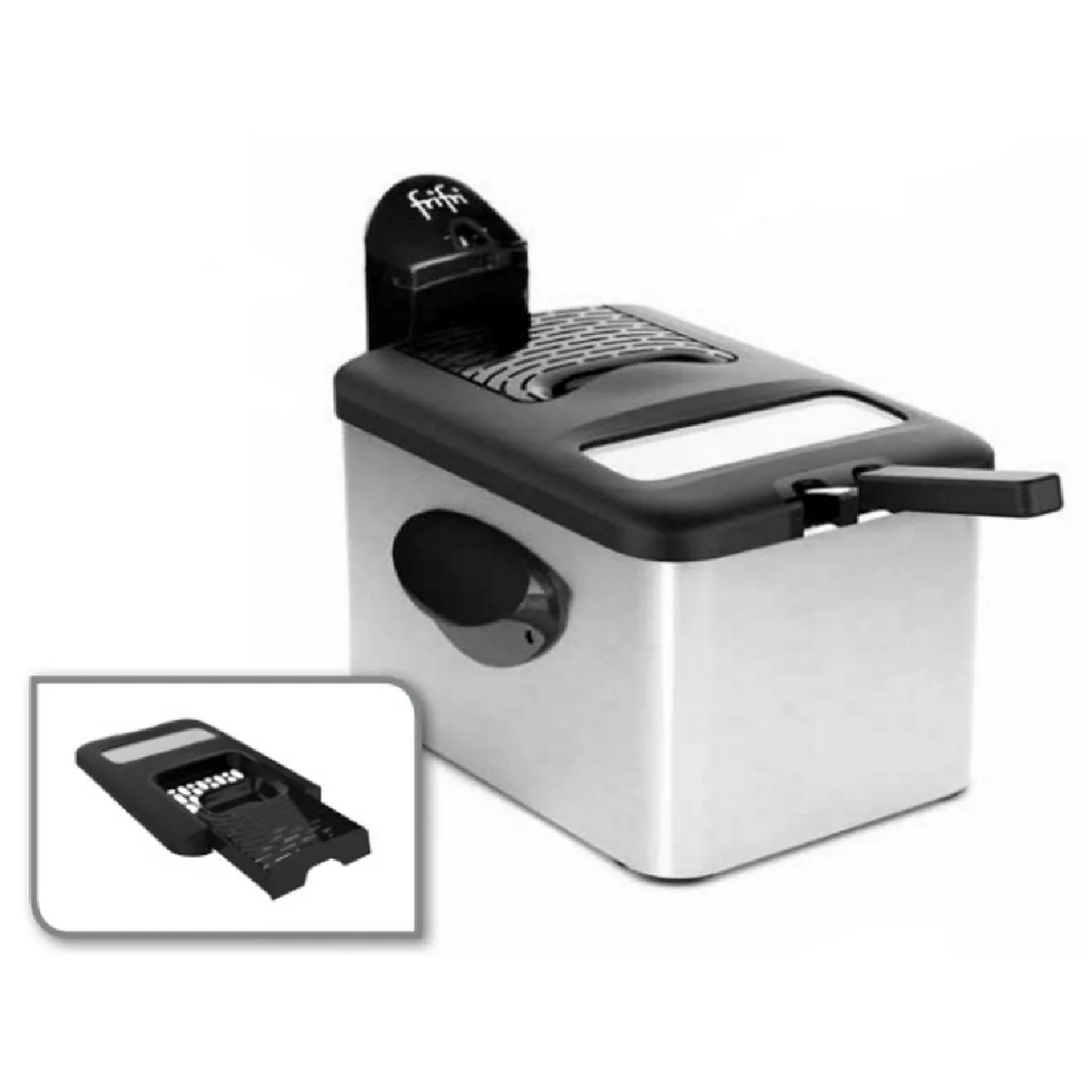 Frifri - 5848 DUO FIL - Friteuse - 4.5L - 3200W - Image 3