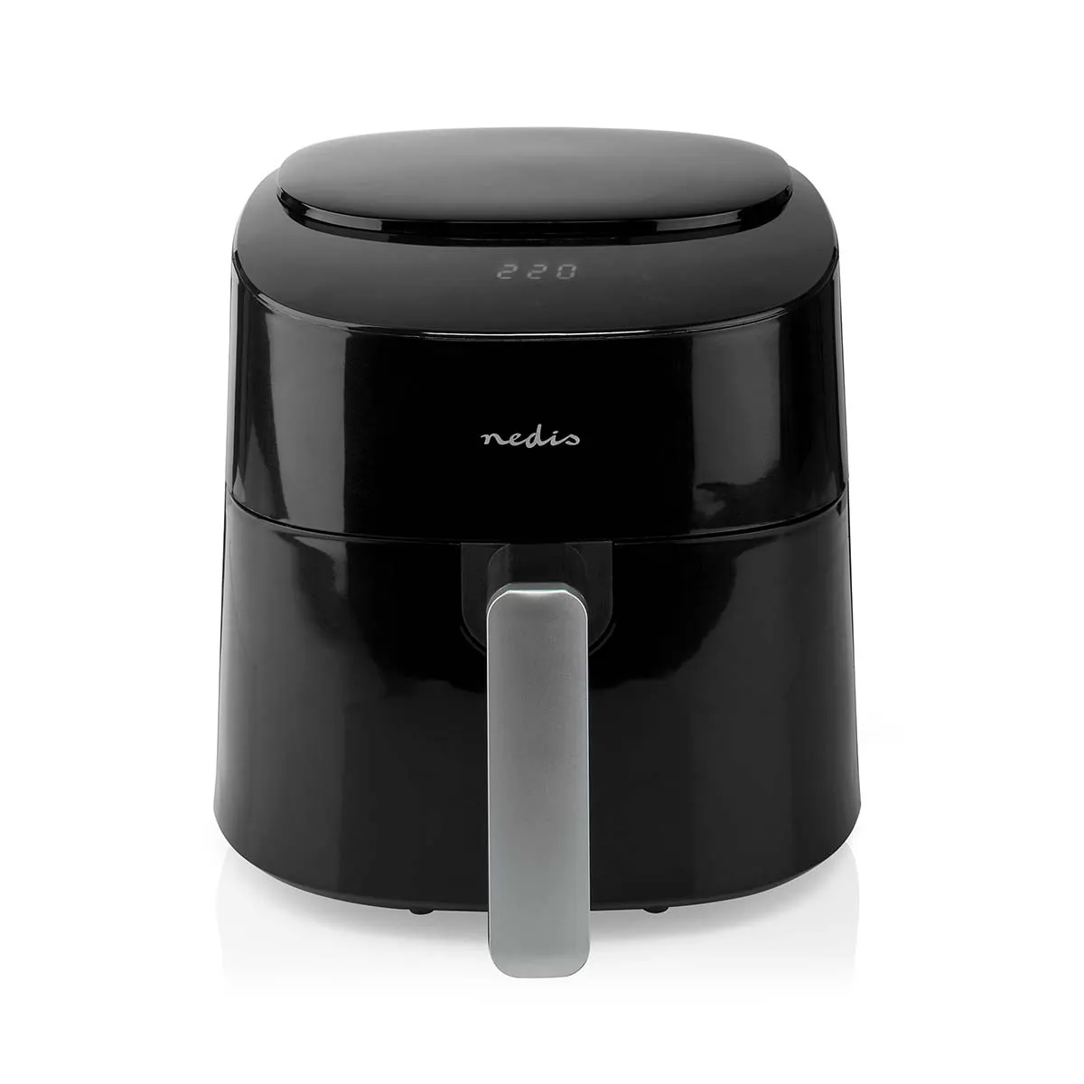 Nedis Noir Friteuse À Air Chaud Avec Minuteur 240Min Air Fryer 4,2L