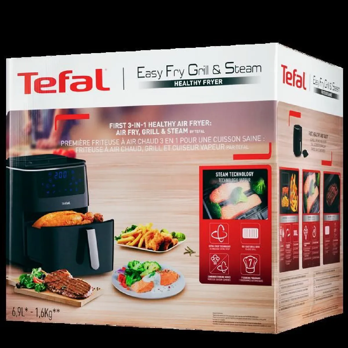 Friteuse Tefal FW2018 – 6,5 L, 1700 W, 3 en 1 - vue 3
