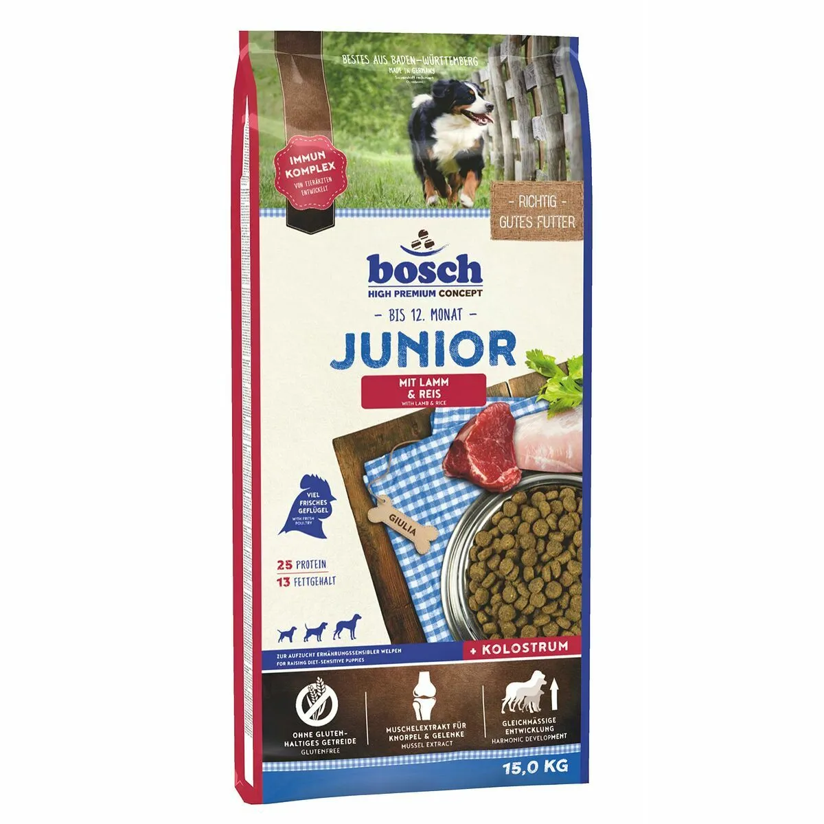 Bosch Petit/Junior Agneau Riz - 15 kg