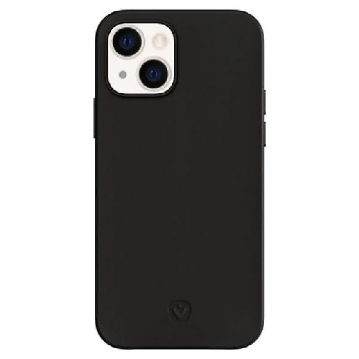 Valenta Coque Snap Luxe Cuir Noir pour IPHONE 13