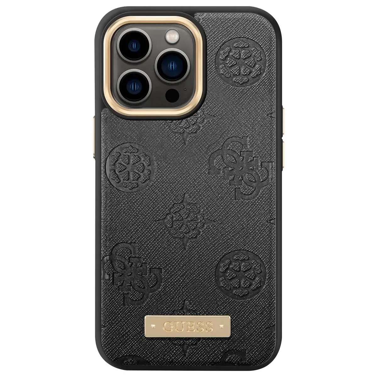 Guess Noir Coque Magsafe Pour Iphone 13 Pro Max