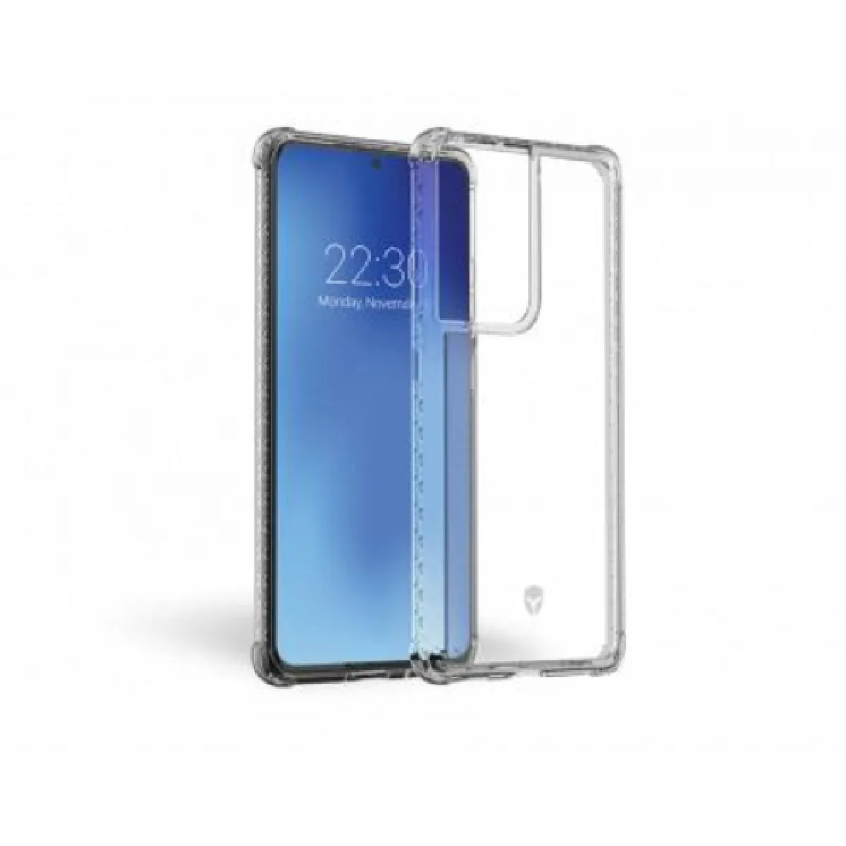 FORCE  Case Coque Renforc&eacute;e pour Samsung Galaxy S21 Ultra 5G AIR Transparent