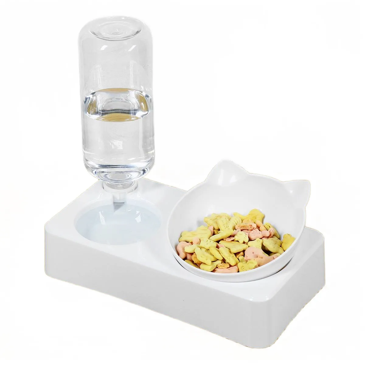 Comparer les prix de Double bol incliné animaux - 15° - Universel