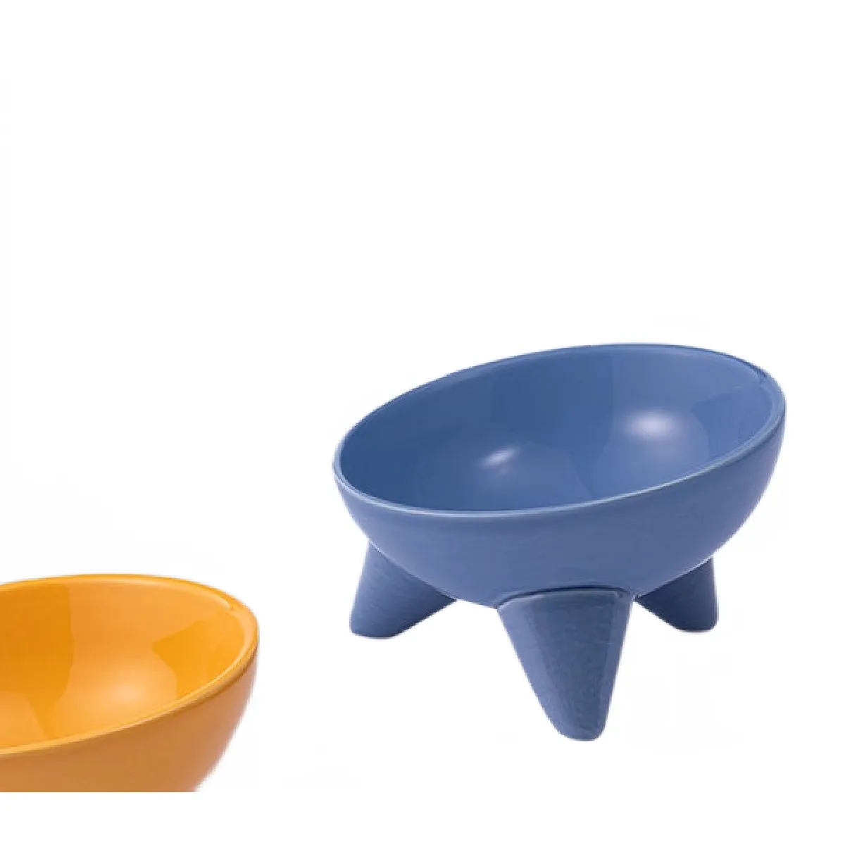 Comparer les prix de Bol en céramique incliné à 15 ° pour animaux de compagnie Accessoires pour nourriture pour chats Garde sans double cou Boisson de nourriture pour chiots Dépôt pour chiots   Fournitures d'arrosage pour nourriture pour chats