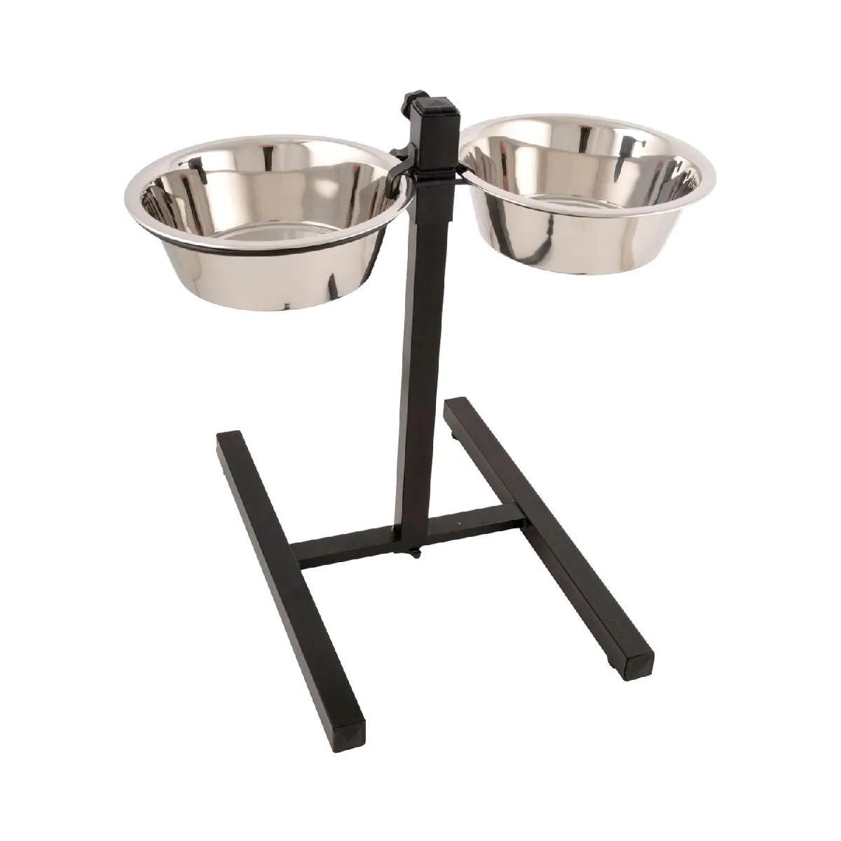 Meilleurs prix pour Love Story - Bar à chien porte-gamelles avec 2 bols inox