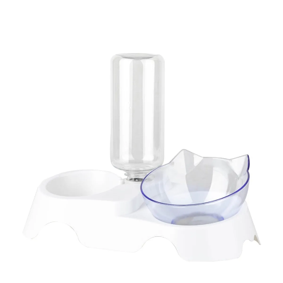 Comparer les prix de Nouveauté Cat Double Bowl Automatic Water Dispenser Storage Pet Food Bowl Container Dog Keeper Cat Fountain & 124 ; Cat Feed Fountain & 124 ;