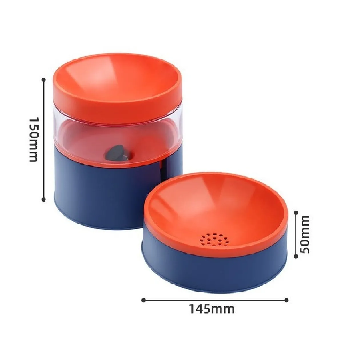 Meilleurs prix pour Bol automatique pour animaux - Orange et bleu