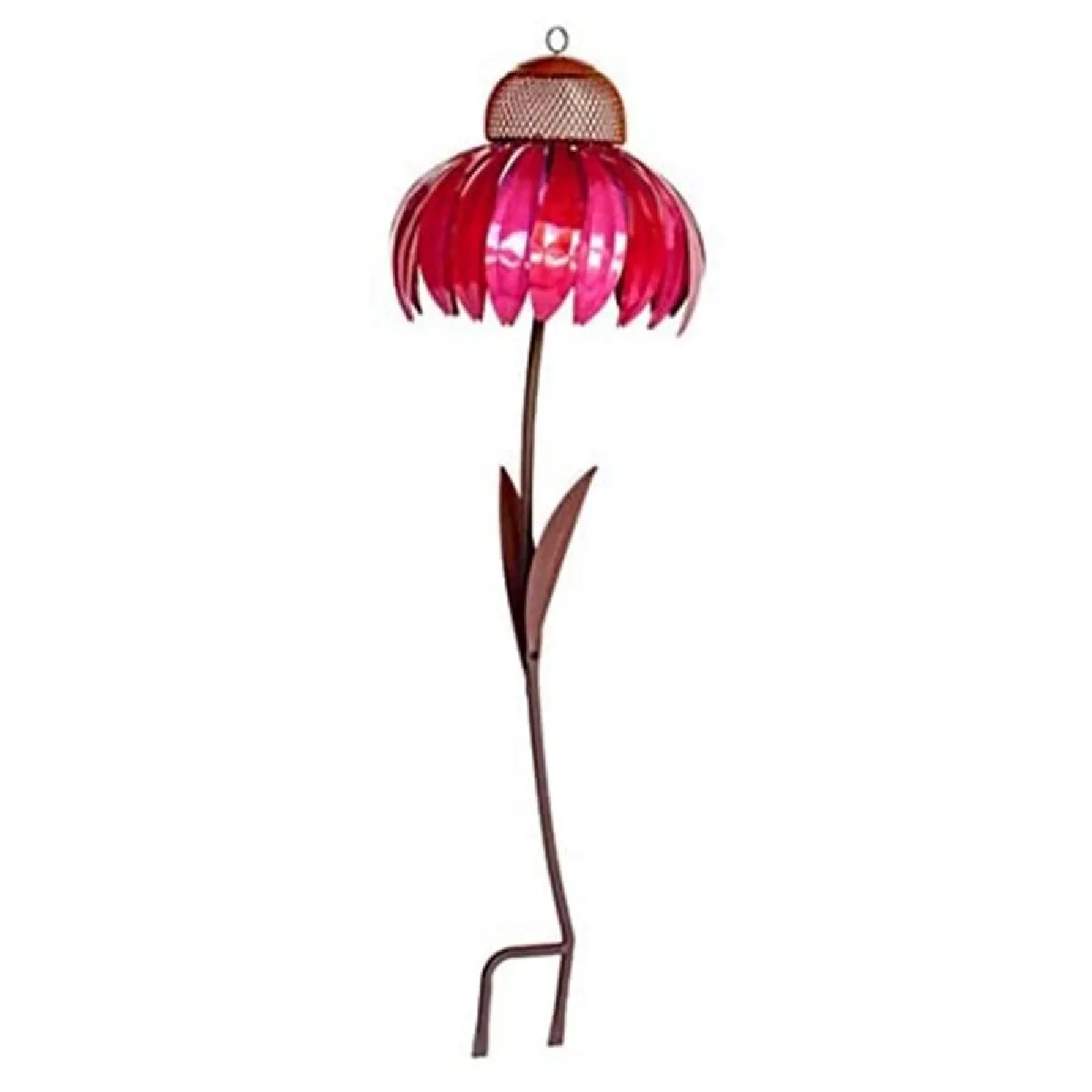 Meilleurs prix pour Rouge éleveur d'oiseaux permanent extérieur rouille résistant cour art métal nourrisson d'oiseaux beau jardin paris décoration nourriture d'oiseaux(Rouge)