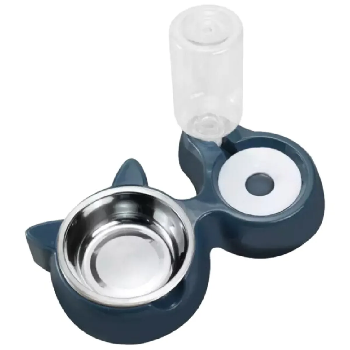 Comparer les prix de Bol pour chat 2 en 1, réservoir d'eau automatique, bol de nourriture pour chat, récipient d'eau, pot d'élevage pour chien de boisson pour chaton