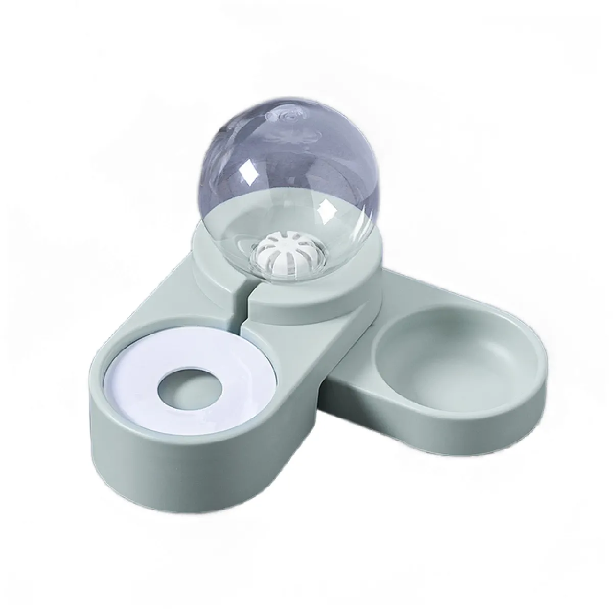 Meilleurs prix pour Boule à bulles, bol pour chien, fontaine, nourriture pour chat, éleveur automatique, bol d'alimentation, récipient d'alimentation et d'arrosage pour chat (vert)