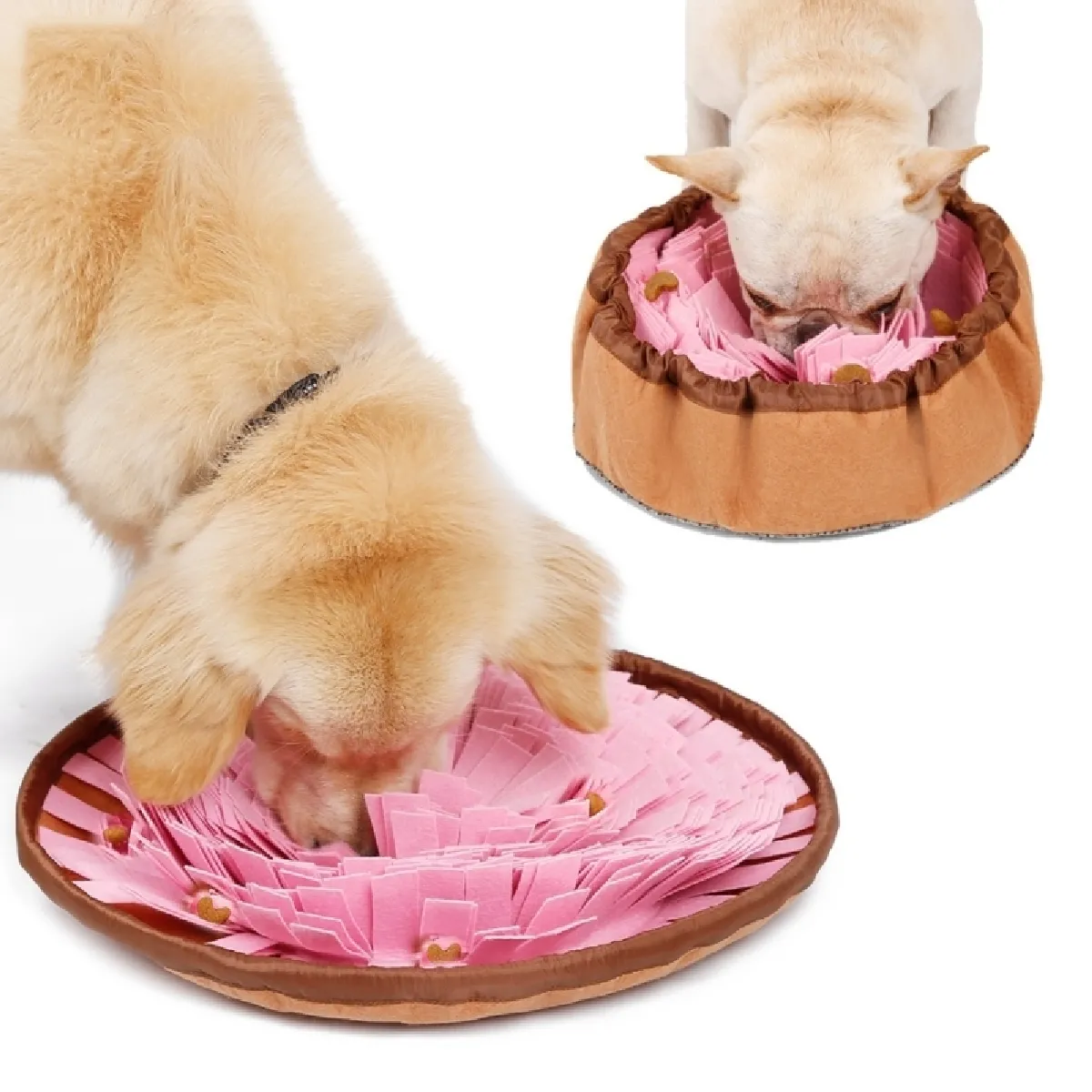 Meilleurs prix pour Gamelle Doglemi Dog Snuffle Bowl Mat Pet Snuffling Nose Tapis de Travail IQ Formation Slow Eat