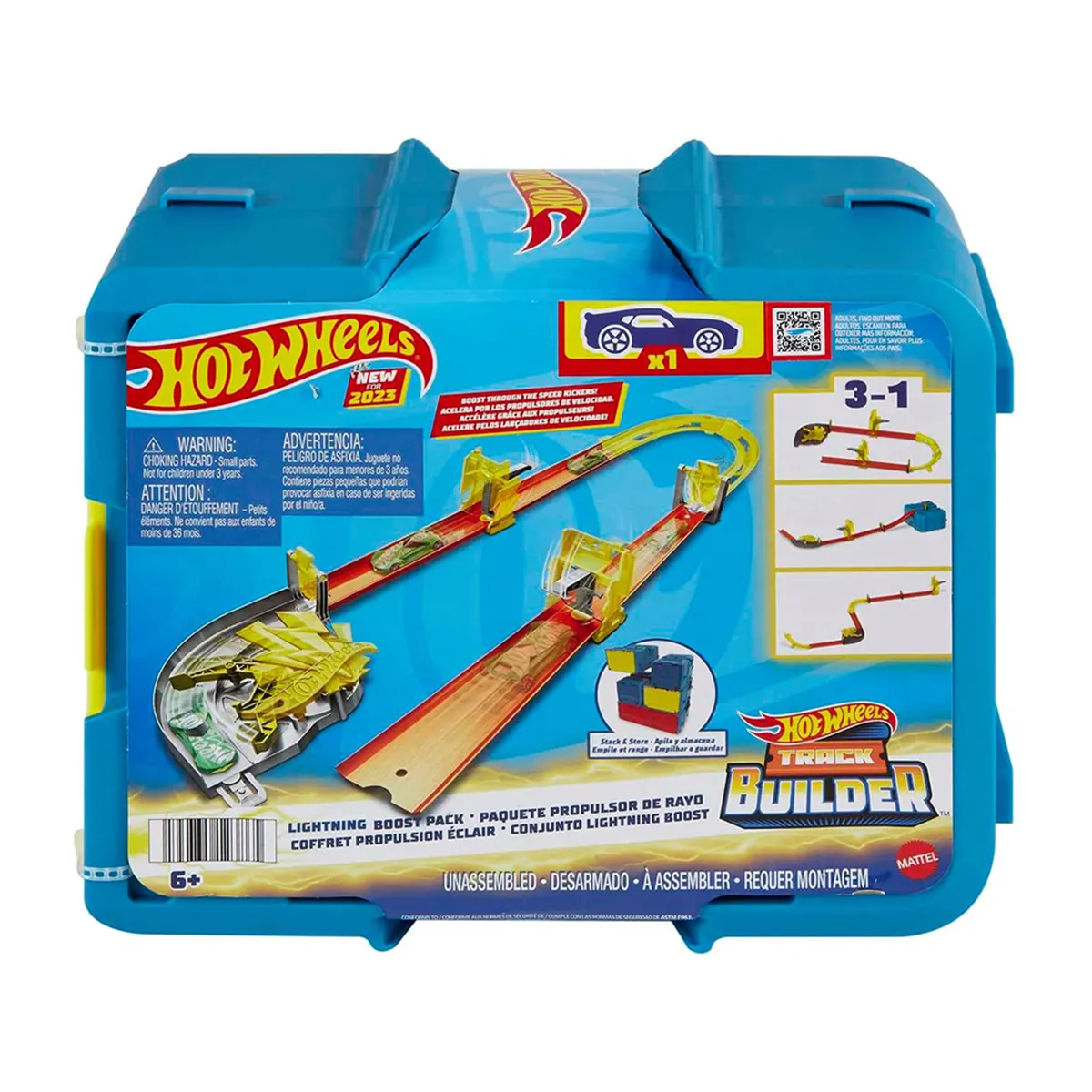 Coffret Construction Hot Wheels HDX78 – Circuit Cascades avec 1 Véhicule Inclus - vue 4
