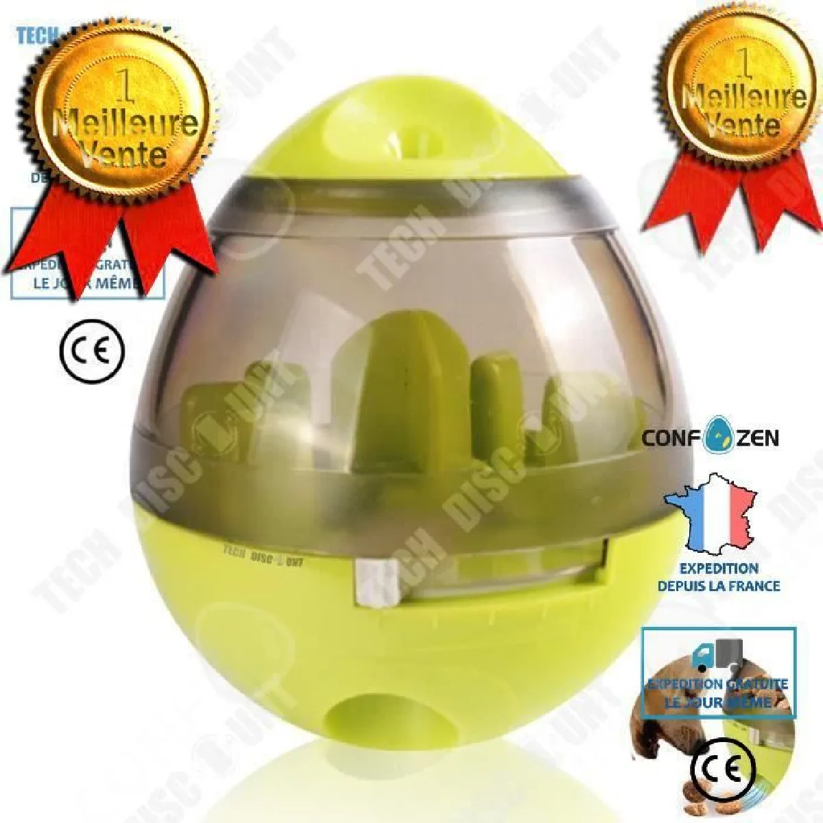 Confo® Kin Td® Balle De Nourriture Pour Chien Chat Manquante Distributeur Bol Gamelle Croquette Jouet Casse Tête Animaux De Compagni
