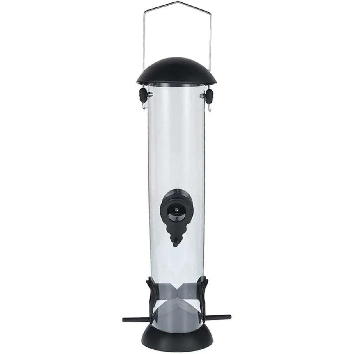 Meilleurs prix pour Animaux de compagnie Nourriture d'oiseaux Station d'alimentation Jardin d'oiseaux en plastique Distributeur d'aliments pour éleveurs Jardinage de jardinage en plein air(Le noir)