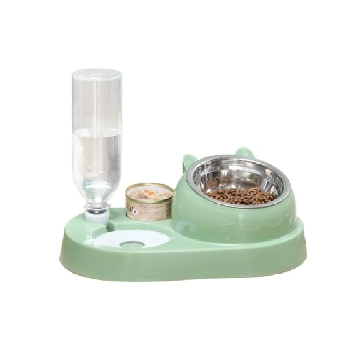 Comparer les prix de Bol automatique pour chat distributeur d'eau pour animaux de compagnie alimentaire pour animaux de compagnie boisson non coulissante pour chats et chiens avec stand de boisson accessoires pour chats   Fournitures d'alimentation pour chats