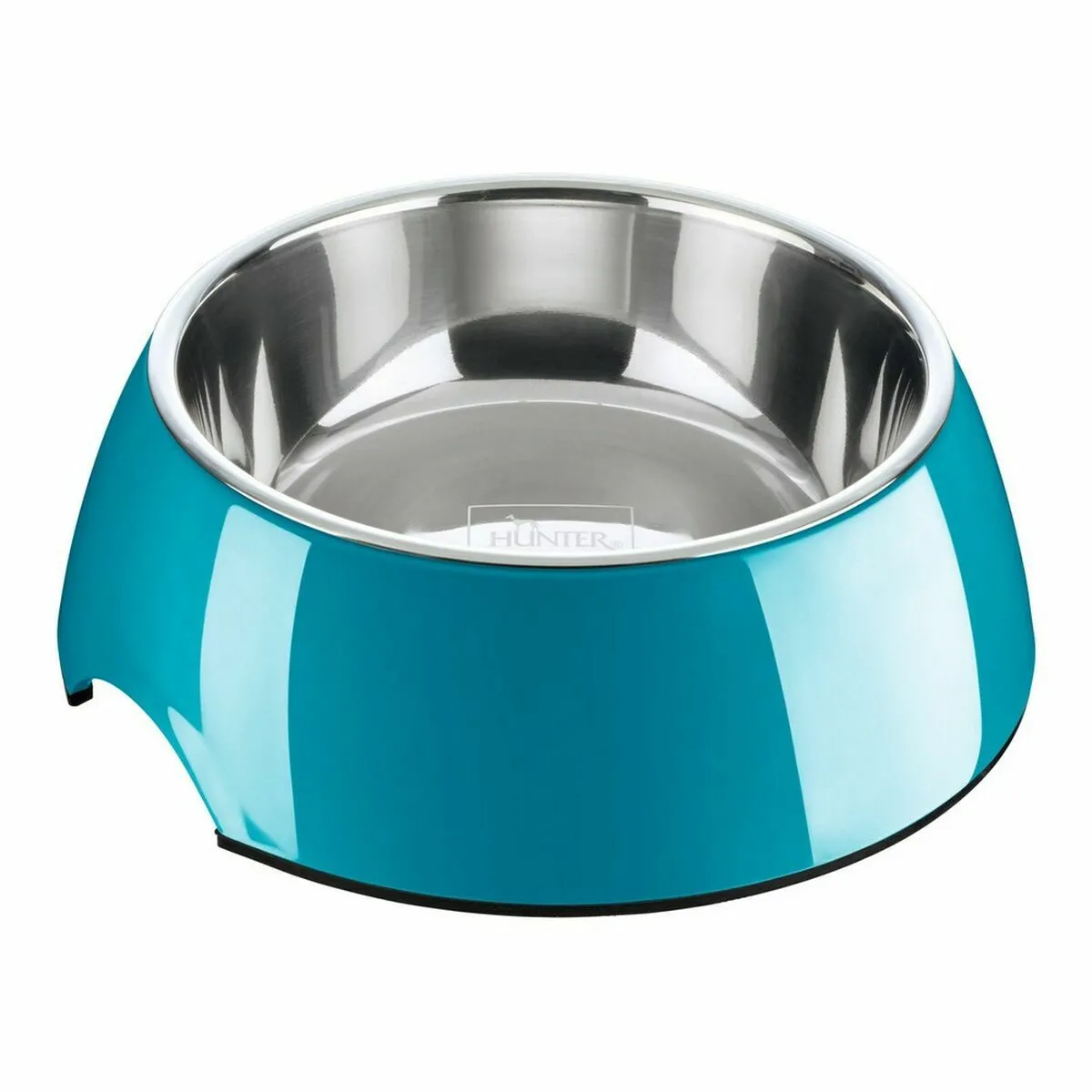 Hunter Mangeoire Inox et Mélamine Bleu
