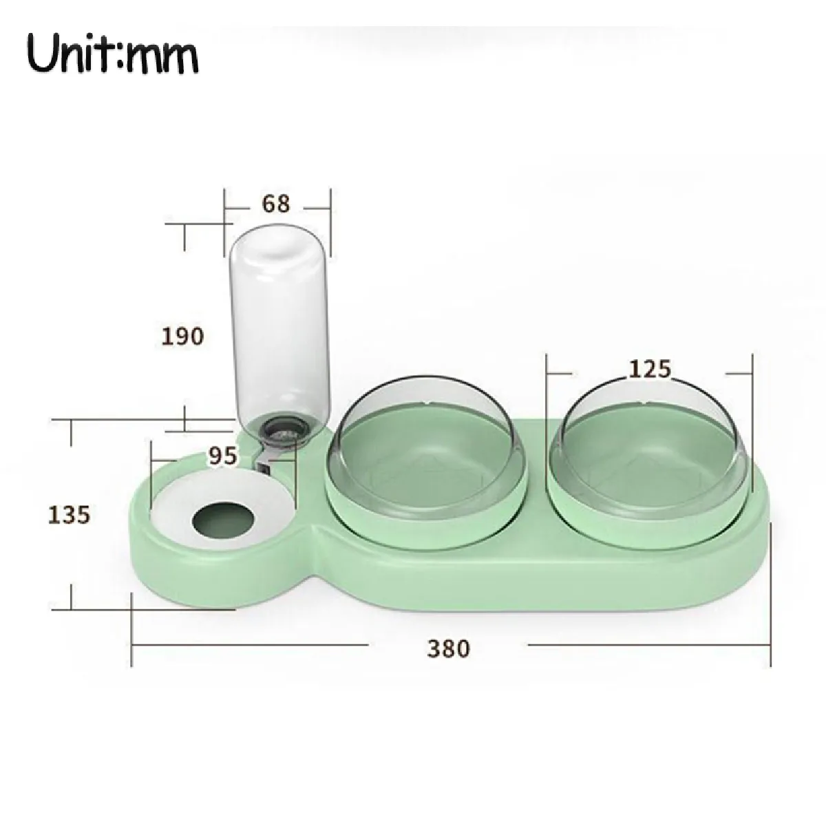 Meilleurs prix pour Bol d'alimentation automatique pour chiens et chats, bouteille d'eau pour chiens, bol pour chatons, récipient d'alimentation lente, bol en plastique.