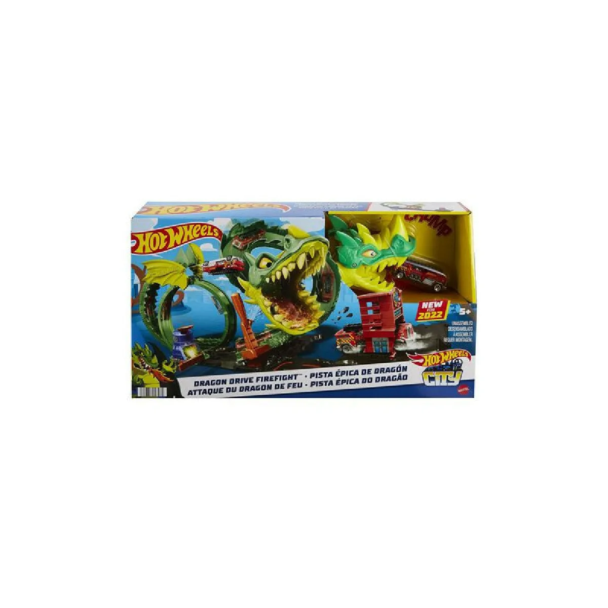 Hot Wheels City Dragon Plusieurs Couleurs 18 x 77.5 x 30.9 cm