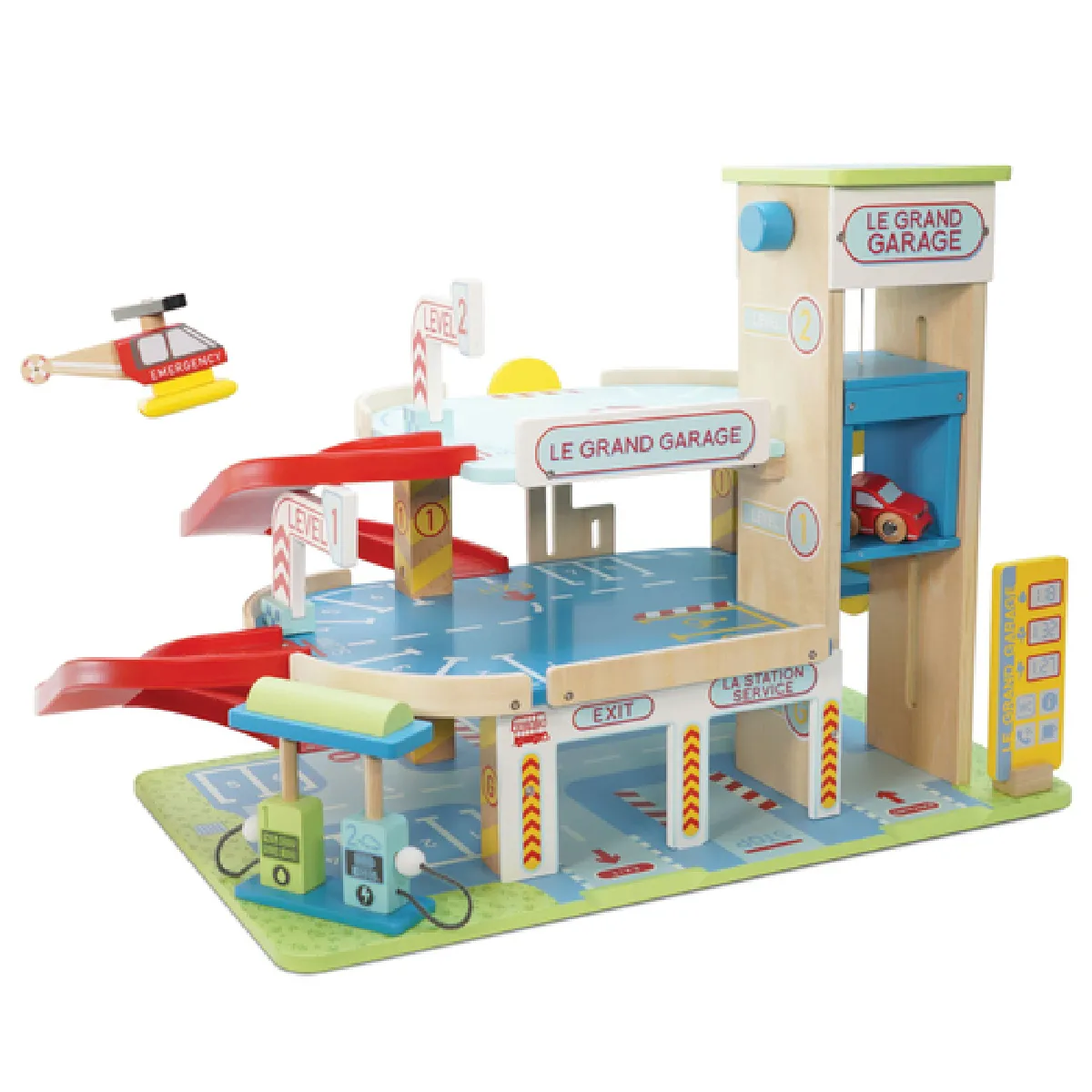 Le toy van Grand garage en bois Le toy van Grand garage en bois