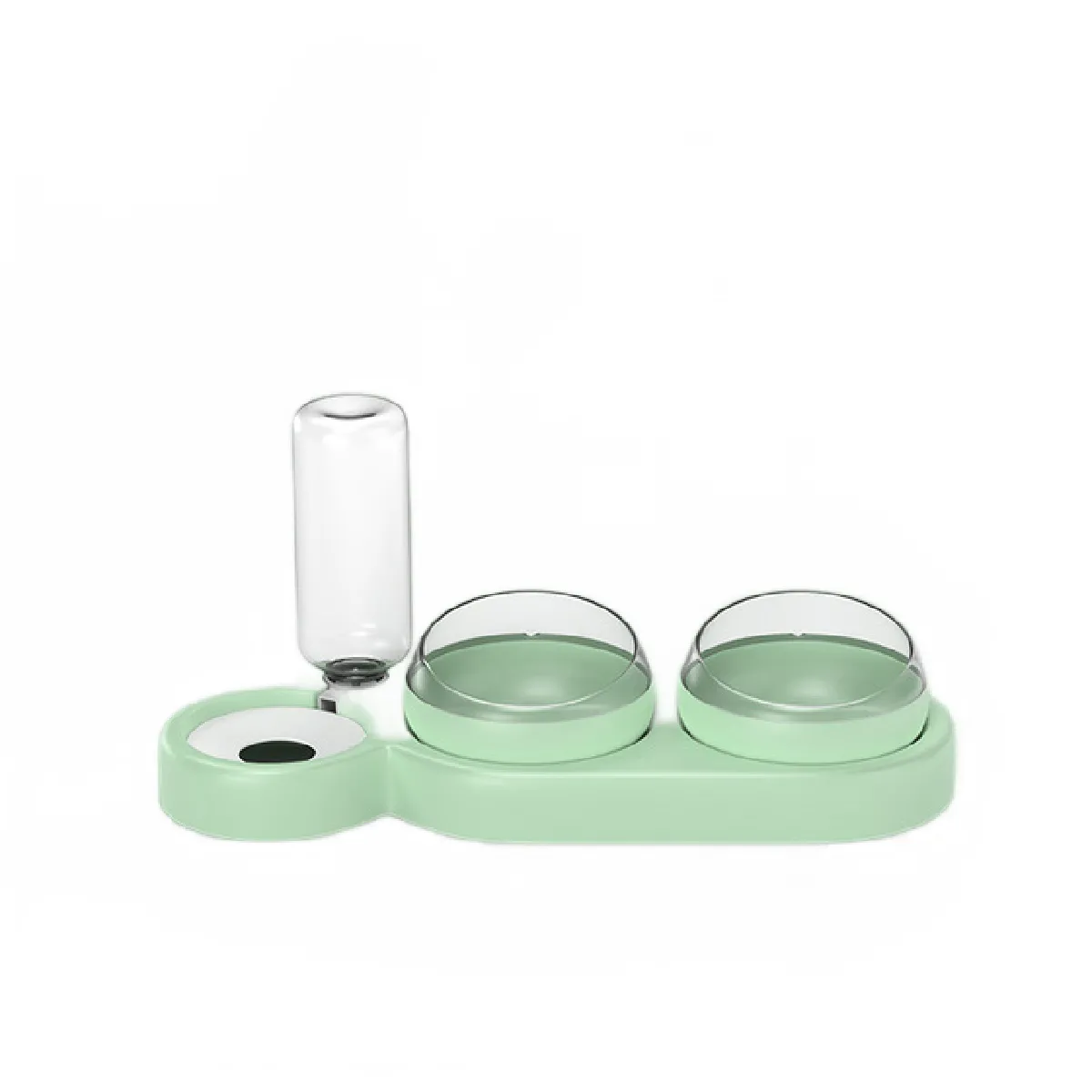 Comparer les prix de Double bol automatique pour animaux - Vert