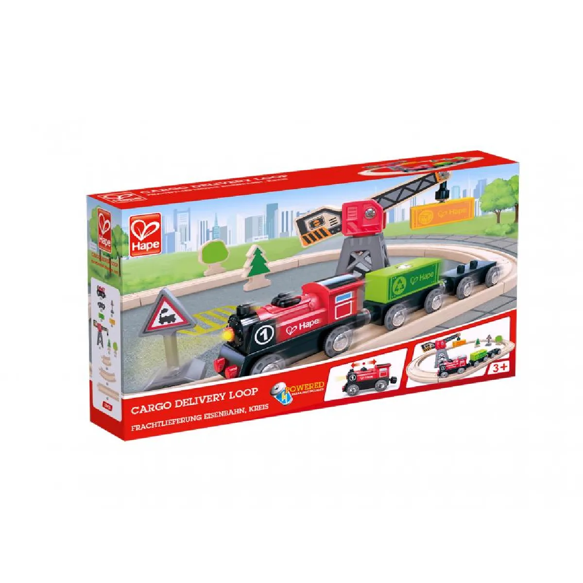 Hape - Circuit du train de marchandises - 3 ans - Image 2
