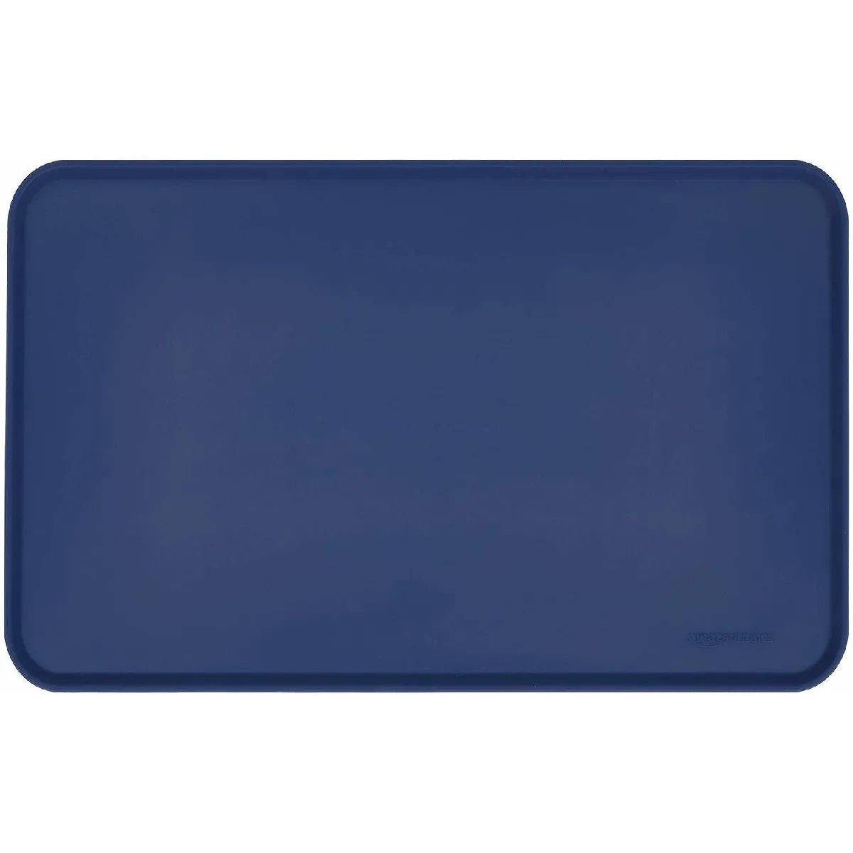 Meilleurs prix pour Basics Tapis de gamelle en silicone étanche pour animaux de compagnie - 47 x 29 cm, Bleu