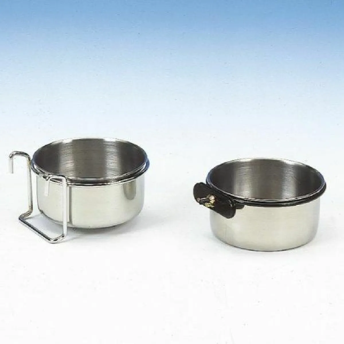 Comparer les prix de Nobby Gamelle en acier inoxydable avec support de fixation