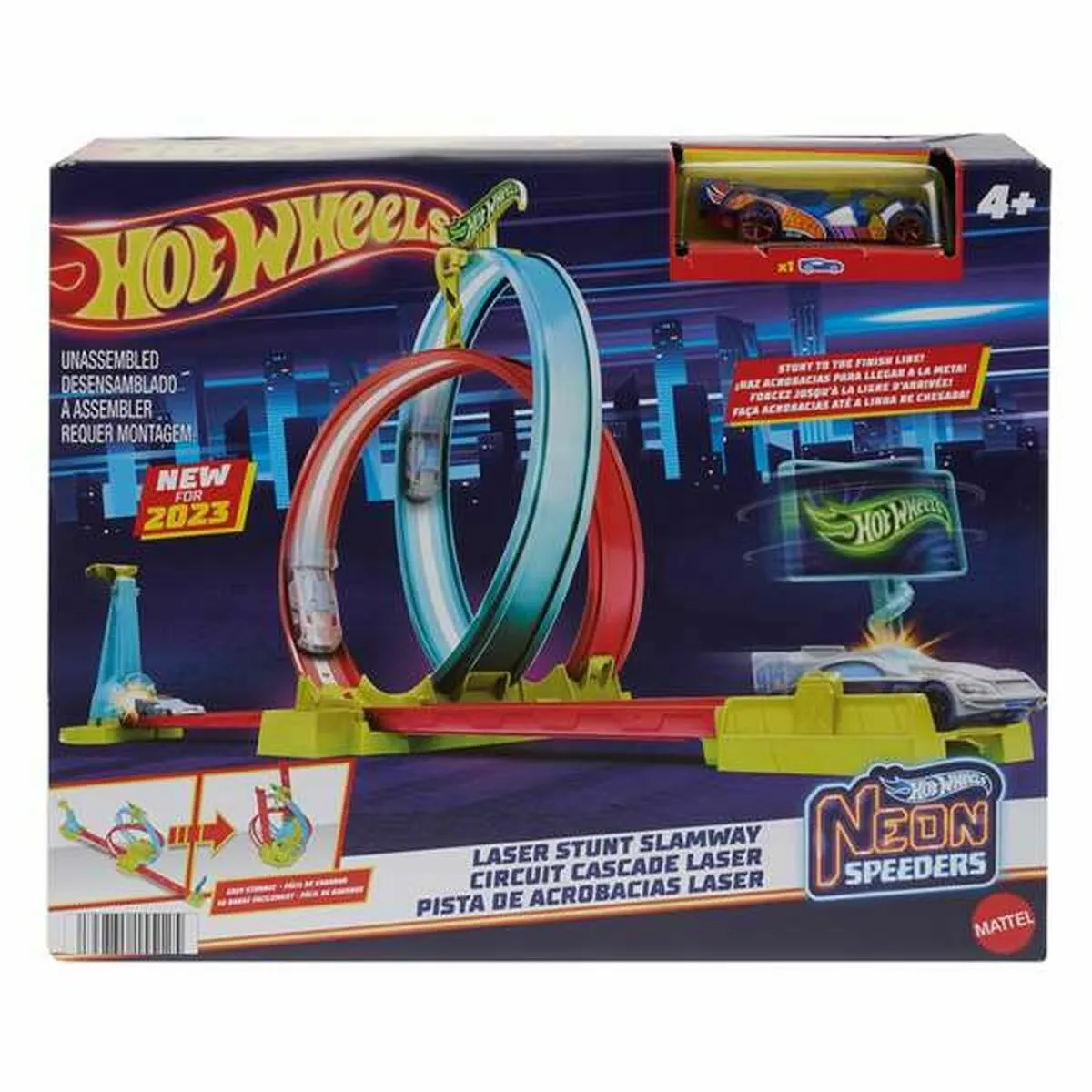 Hot Wheels Piste Neon Speeders - vue 2