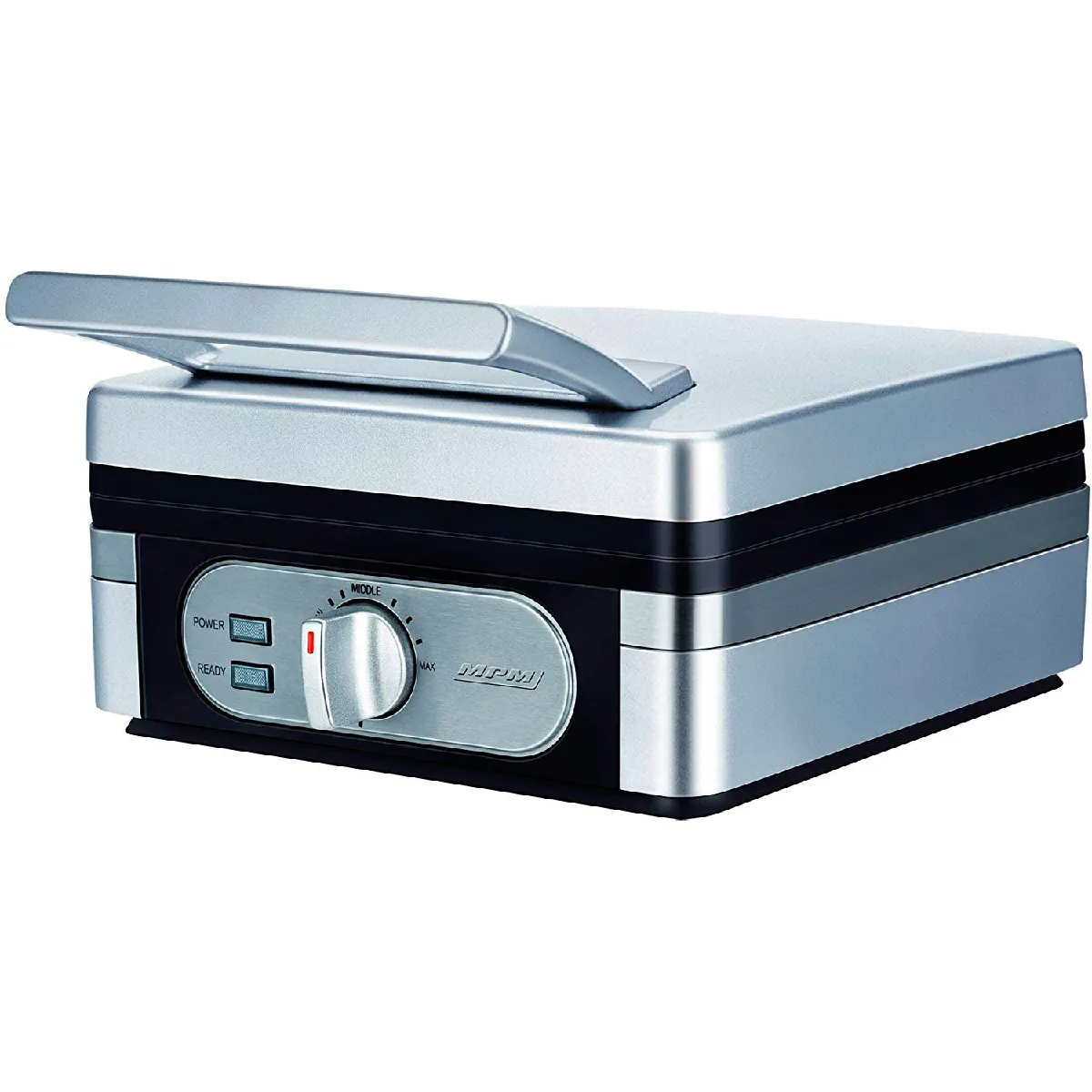 MPM - Gaufrier Professionnel - 1400W - 2 Gaufres Belges - Argent - Image 3