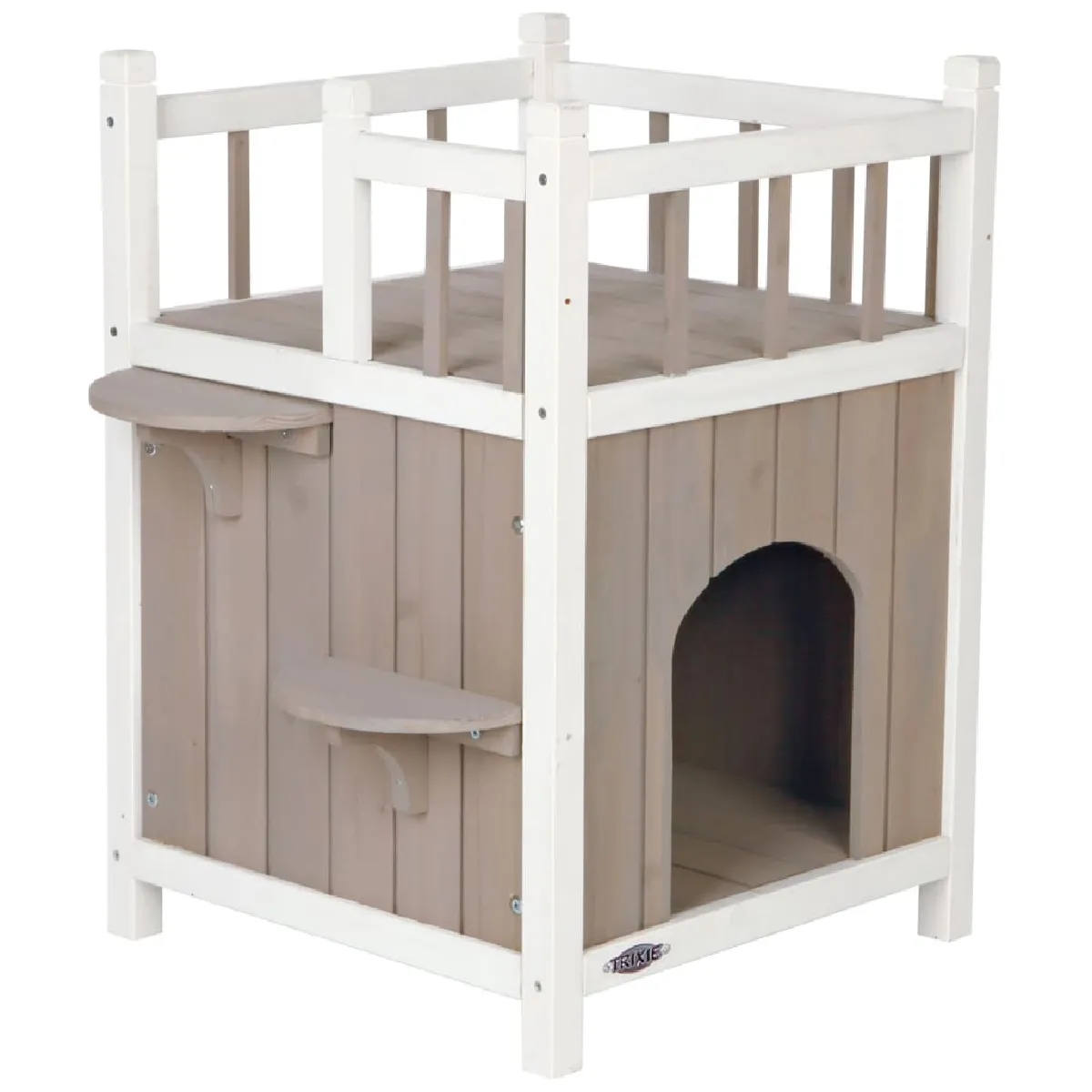 TRIXIE Maison avec balcon pour chats TRIXIE Maison avec balcon pour chats