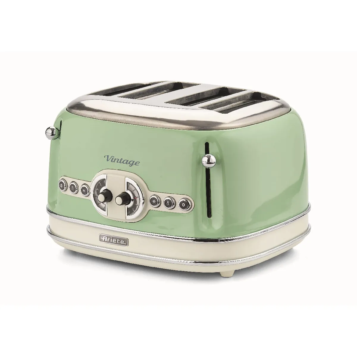 Grille-pain vintage Ariete 0156/04 4 fentes 1600 W 6 niveaux Décongélation Vert - Image 4