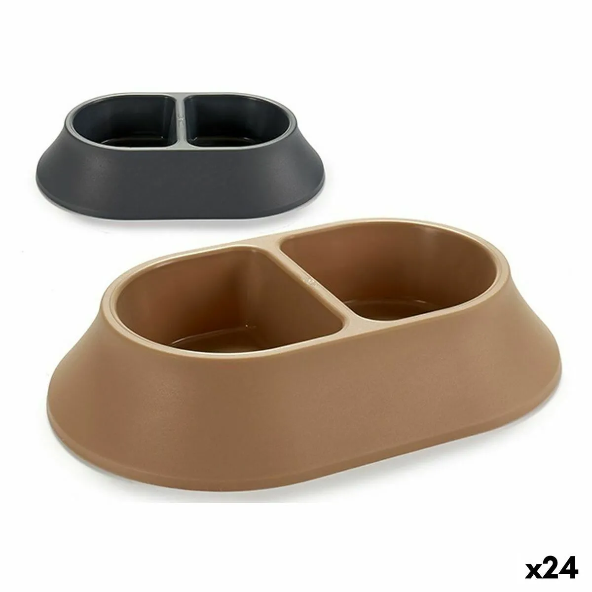 Comparer les prix de Mangeoir pour animaux Plastique 34,5 x 7 x 22,5 cm (24 Unités)