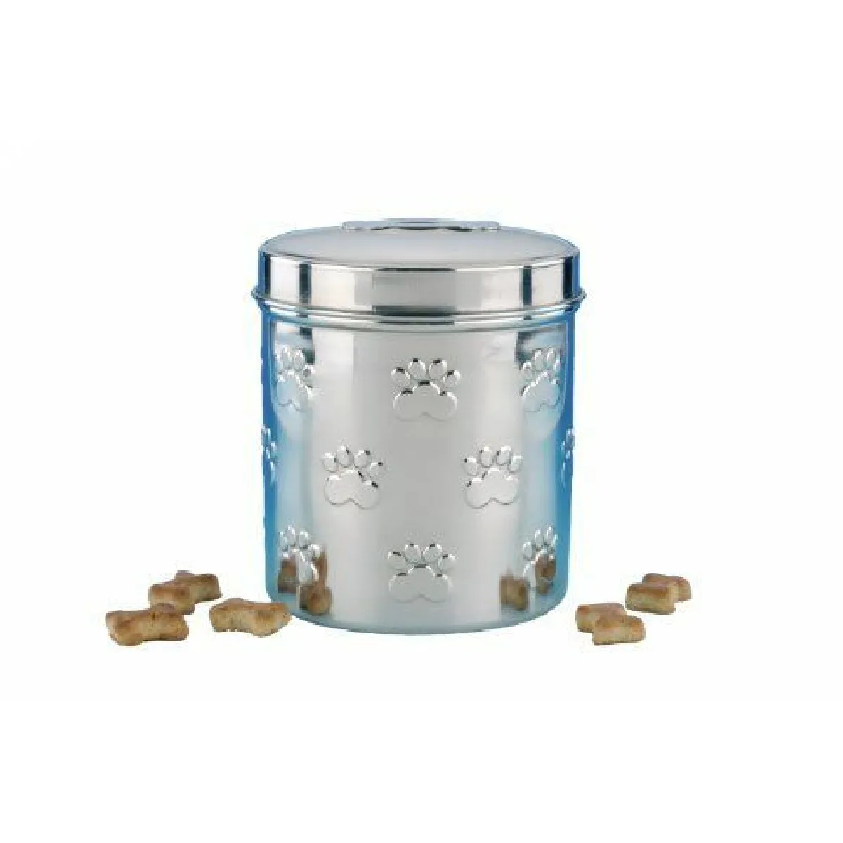 Comparer les prix de Nobby - 79095 - Pot à friandises - Inox - 2 pots / petit modèle 0,9 l - 12 x 11 cm / grand modèle 1,6 l - 15 x 13 cm