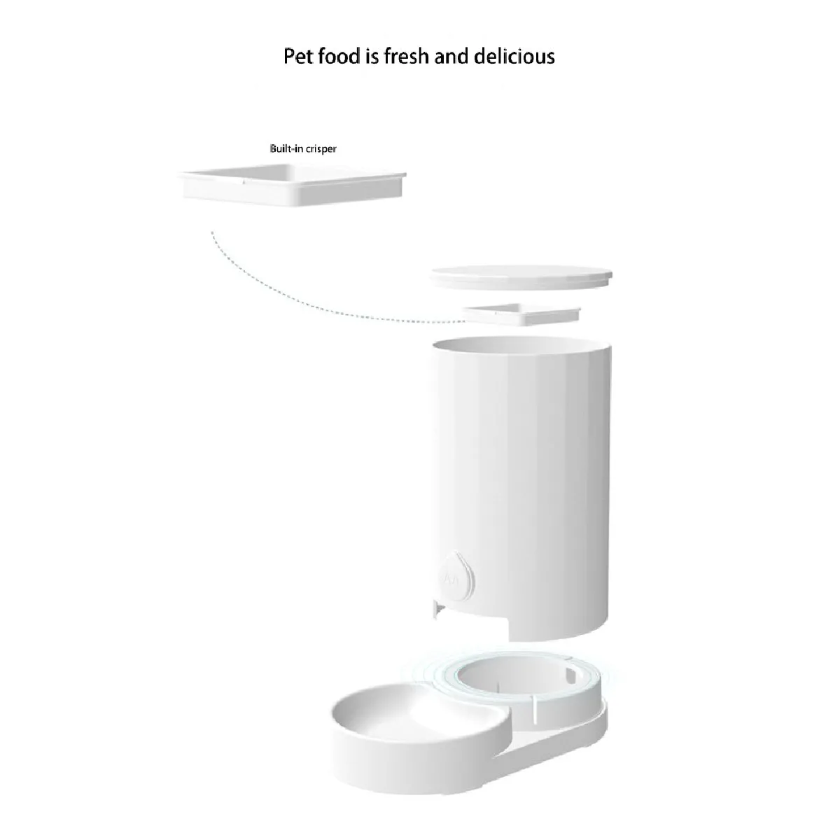 Comparer les prix de Éleveurs de chats Alimentation automatique et bol de stockage Fontaine de boisson avancée Bol de 2,5L pour chats Broyeur distributeur Fûts de stockage de céréales Eau pour chats   Fournitures d'arrosage pour chats