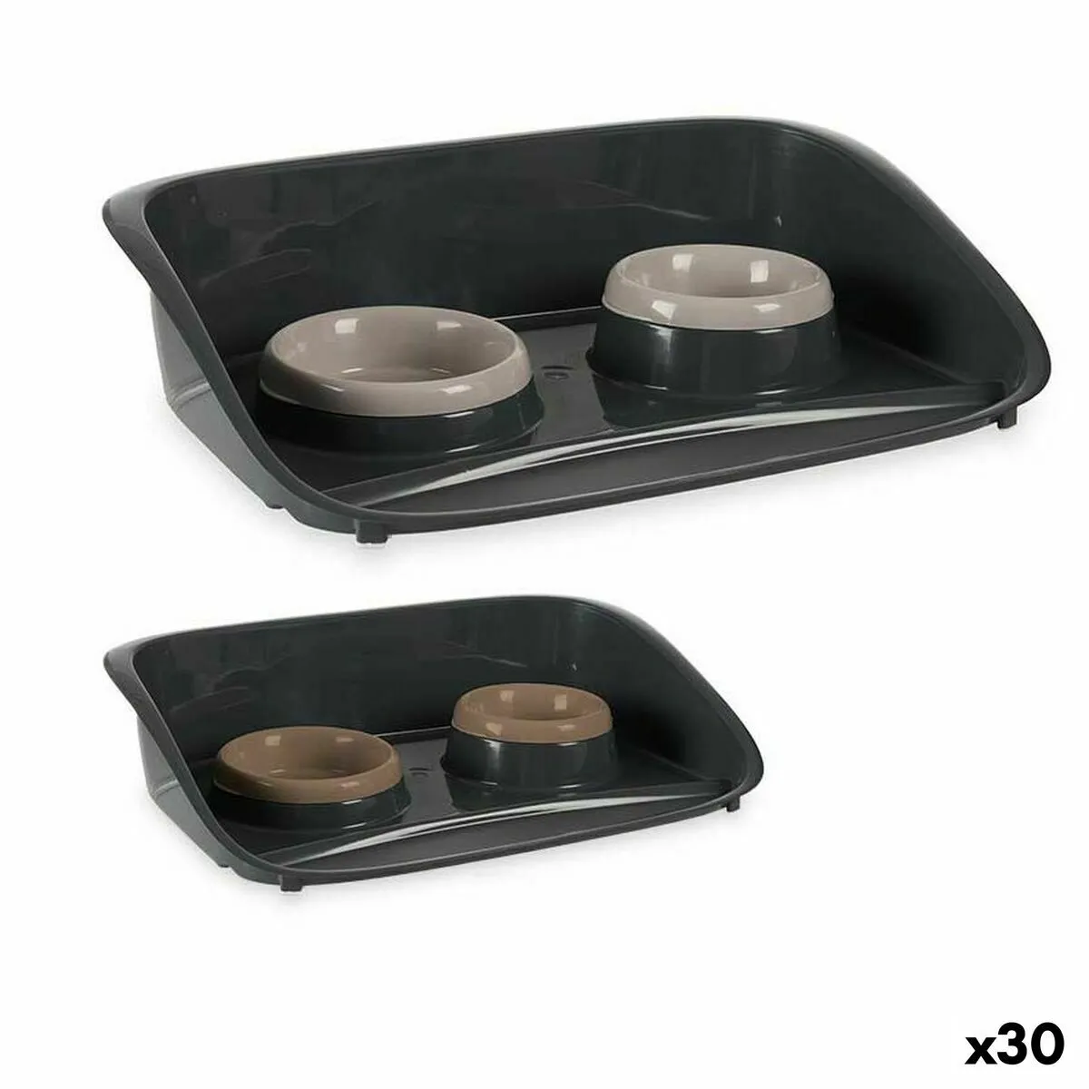 Meilleurs prix pour Mangeoir pour animaux polypropylène 32,5 x 10 x 46,5 cm (30 Unités)