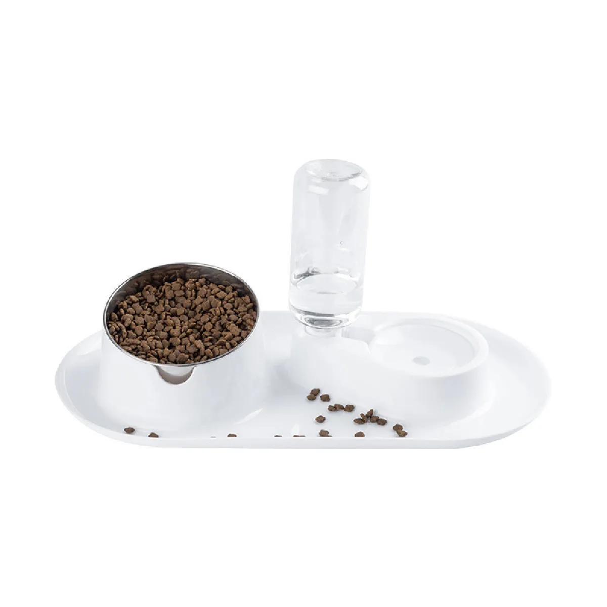 Meilleurs prix pour Animal de compagnie Chien Chat Bowl Mangeur automatique chaton amovible et lavable, chiot chiot chat fourniture, nourriture pour chien