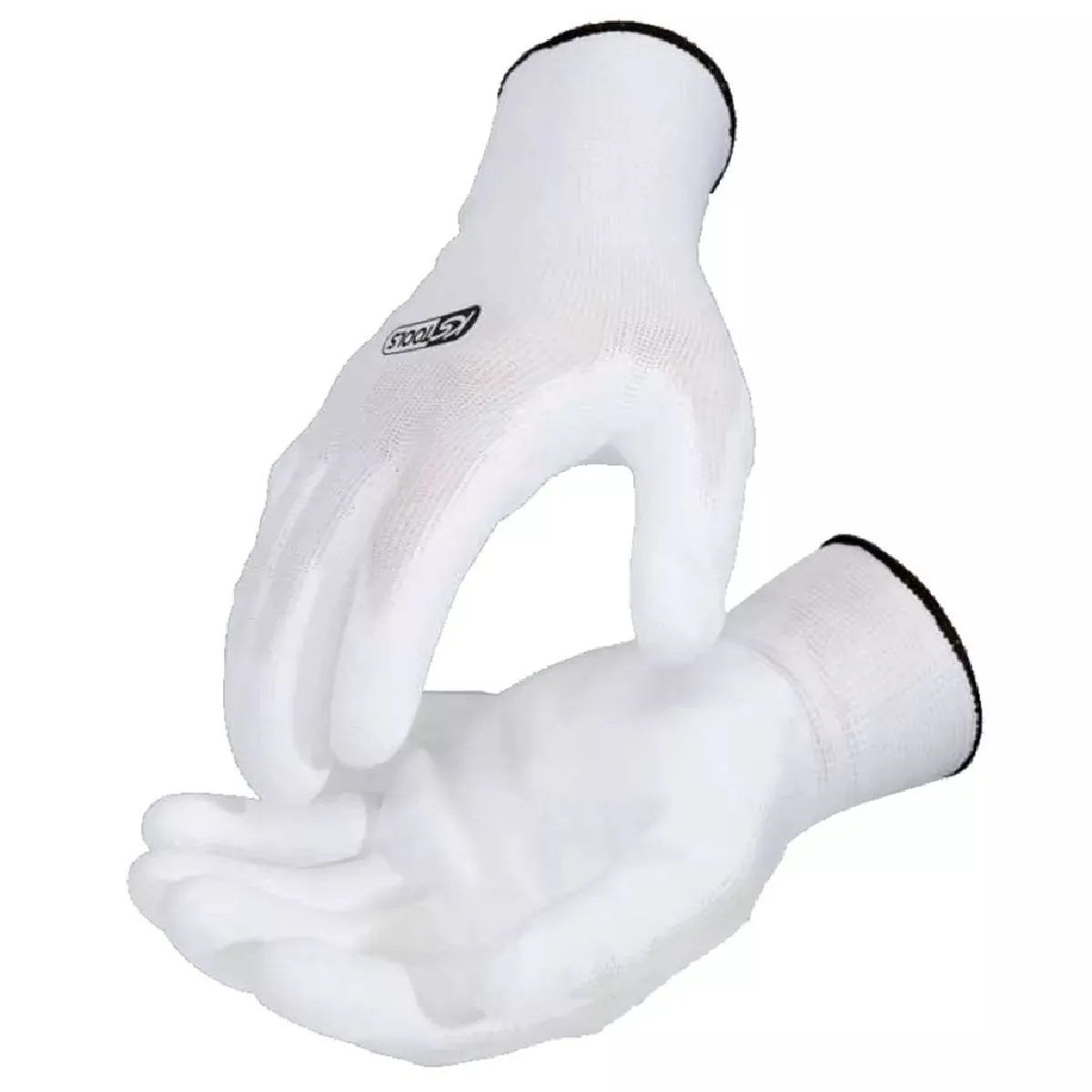 Bo&icirc;te de 12 paires de gants - Microfibres - Blanc - Taille XXL - 310.0460