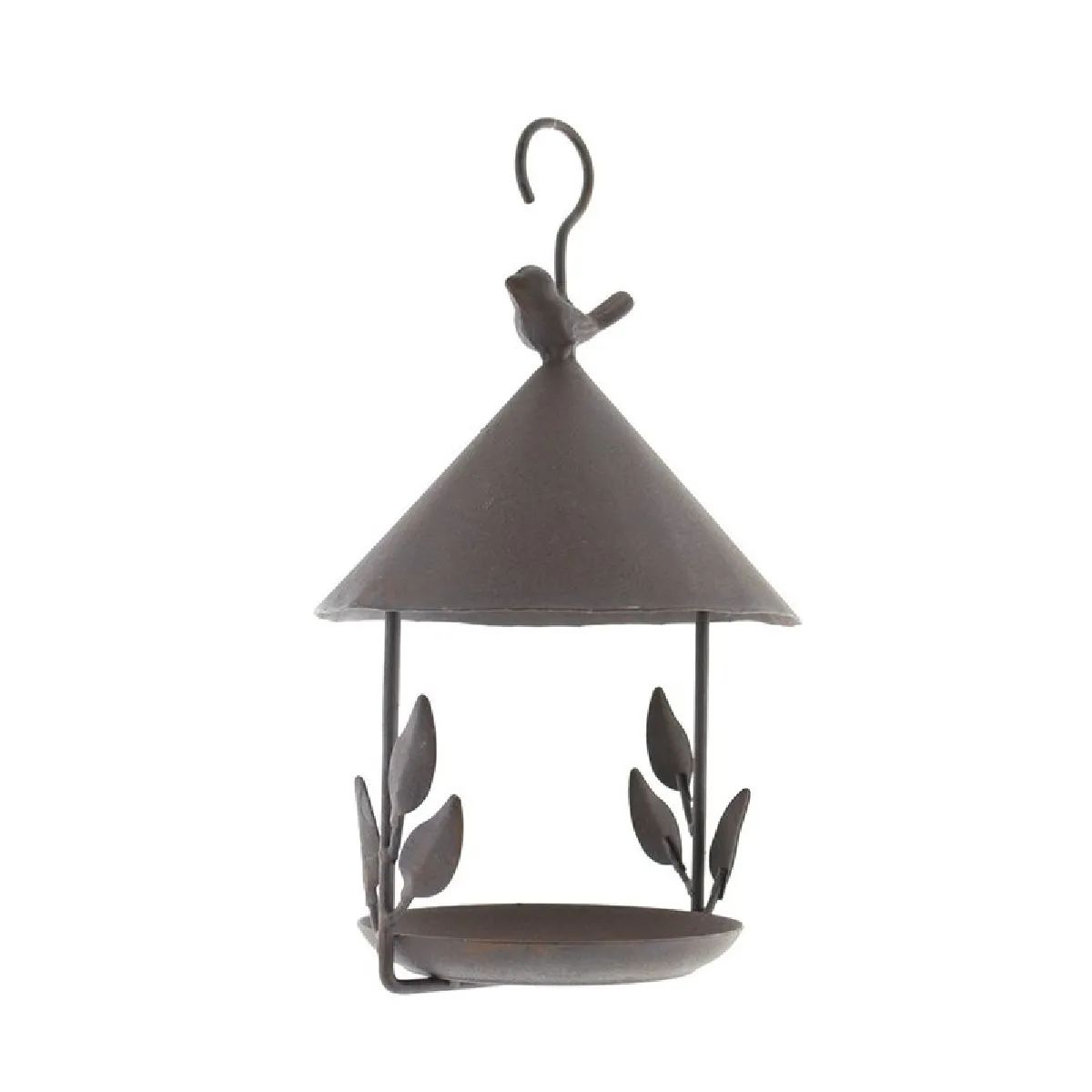 Meilleurs prix pour Vieille maison d'oiseaux en fer forgé, éleveur d'oiseaux en métal, vieille maison d'oiseaux en fer suspendu, petit oiseau sauvage, éleveur de cour, pendentif en fer artisanal(Le cuivre)