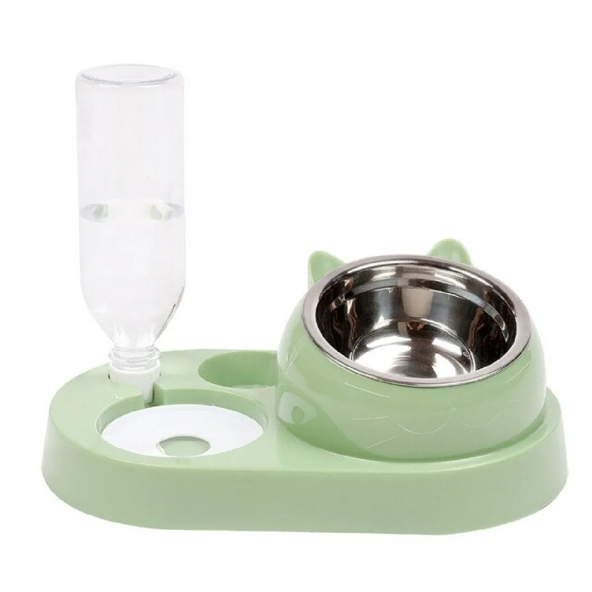 Meilleurs prix pour 2 en 1 Bol pour chien et chat Mangeoir automatique pour animaux de compagnie Conteneur alimentaire Bol distributeur d'eau pour chien et chat Livraison d'animaux de compagnie Multifonction   Alimentation pour chiens(Vert)