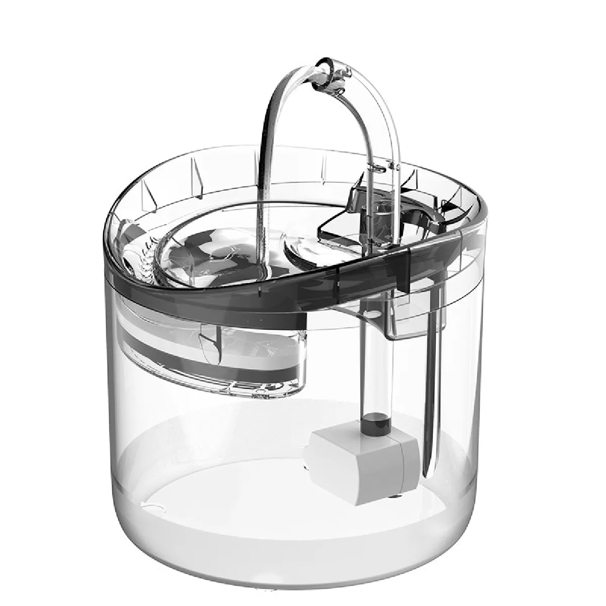 Comparer les prix de Eau de chat Filtre à fontaine d'eau capteur automatique Buveur Éleveur de chat Distributeur d'eau pour animal de compagnie Fontaine à eau automatique Chat   Fournitures d'alimentation et d'arrosage pour chat