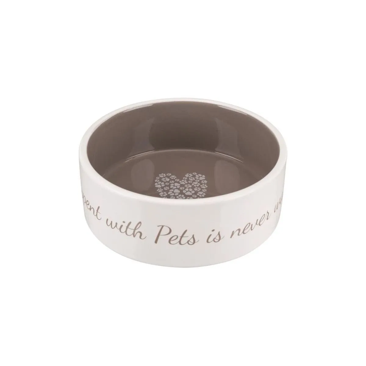 Trixie Écuelle céramique Pet's Home - Crème/Taupe Trixie Écuelle céramique Pet's Home - Crème/Taupe
